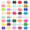 53 colores Amazon comercio exterior hecho a mano bebé cola de milano nudo hexagonal cinta de costilla lazo pasador accesorios para el cabello niños
