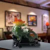 Suministro directo de fábrica imitación Jade valiente hogar adornos de artesanías de resina un par