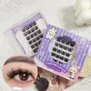 Série de Cílios Postiços Transfronteiriços, Modelo de Comércio Exterior, Pequeno Seis Fileiras Estilo Popular Totalmente Inglês, Cílios Postiços Espessos de Agrupamento Único Sem Cola