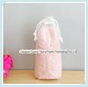 Tridimensional pvc transparente cordão bolso toalha roupa interior armazenamento saco cordão PVC meias leggings corda saco plástico