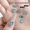 Pedrería sin base, decoraciones de arte de uñas terminadas, pedrería de arte de uñas mixta de colores, accesorios de arte de uñas de diamante K9 súper brillantes
