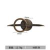 Puxador de anel de bronze em estilo europeu, anel pendente, anel de gaveta, anel de puxar de furo único, porta de armário, puxador requintado em estilo novo chinês