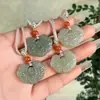 Colgante de Jade Natural Hetian de Xinjiang de Paz y Seguridad para Hombres y Mujeres, Colgante de Jade de Buda Guanyin, Venta al por Mayor en Transmisión en Vivo en Stock