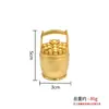 Um Ornamento de Balde Dourado, Balde de Água de Latão, Balde de Tesouro Dourado 0kg, Ornamento de Feng Shui para Abertura de Negócios e Inauguração de Casa, Atacado do Fabricante