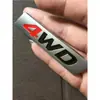 Vehículo todoterreno para coche Tracción en las cuatro ruedas Logo 4WD Pegatina para carrocería 4WD Pegatina para coche modificado 4WD Pegatina decorativa personalizada Logo metálico para la cola del coche