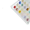 Cuentas de Cristal Checo Doméstico de Colores, Cadena Dorada para Teléfono Móvil de Lirio del Valle, Materiales para Pulseras DIY, Accesorios de Joyería