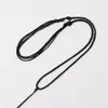 Cuerda simple lisa tejida a mano para colgante de joyería DIY Cuerda de ámbar jade cordón ajustable joyería venta directa de fábrica