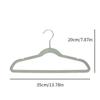 Percha de flocado para niños, para bebés, niños grandes, antideslizante, sin costuras, para el hogar, para guardar ropa, venta al por mayor