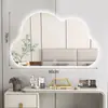 Tocador espejo de nube espejo de maquillaje grande espejo de pared espejo de baño para apartamento pequeño sala de maquillaje espejo inteligente con luz hogar