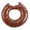 Anel de natação inflável de PVC de desenho animado em formato de rosquinha, boia salva-vidas infantil, anel de braço espesso para homens e mulheres