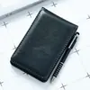 Cuaderno de cuero PU transfronterizo con bolígrafo, mini cuaderno portátil A7, cuaderno de bolsillo, cuaderno de negocios y trabajo