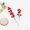 7 fruta 12 fruta simulação fruta Azevinho fruta da fortuna casamento flor artificial Baga fortuna fruta vermelha decoração fruta vermelha apaixonado Feijão