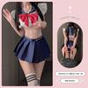Uniforme JK Sexy Celebridad de Internet Estilo Universitario Cuello Marino Falda Ultra Corta Falda Plisada Japonesa Traje de Marinero de Alto Valor Set