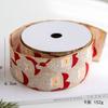 Cinta de Navidad de Producto Nuevo Transfronterizo Cinta de Raso Cinta Árbol de Navidad Cinta de Malla Decoración de Lazo DIY