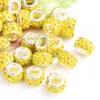 Miçangas Soltas Misturadas Mais Vendido na Amazon Três Fileiras Argola Bola de Diamante Argila Miçangas com Furo Grande Conjunto de Corrente DIY Acessórios de Decoração
