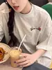 2025 Novo Estilo de Verão Nicho Doce Hellokitty Hello Kitty Camiseta de Manga Curta Feminina Casual Solta Versátil
