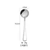 Acero Inoxidable Espesado 1010 Vajilla Occidental Cuchillo y Tenedor para Bistec Cuchara Revuelvecafé Tenedor de Frutas Pala para Pastel Cuchara Redonda para Hielo