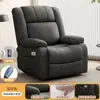 Sofá Multifuncional Elétrico Massageador Sala de Estar Espaço Pequeno Individual Sofá Cama Poltrona de Balanço Pessoa Preguiçosa Lazer Cadeira Giratória