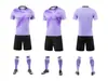 Atacado de fábrica roupas de futebol roupas de treino conjunto verão roupas de corrida para meninos bolsa dupla face compra em grupo secagem rápida manga curta estampa