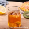 Vaso de Vidrio Resistente a Altas Temperaturas, Apto para Microondas, Vaso para Leche, Vaso para Desayuno, Vaso Sencillo para Jugo del Hogar, Vaso para Beber, Vaso para Bebidas Frías