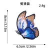 Fornecimento Exclusivo Transfronteiriço de Patches Bordados de Borboleta Degradê para Roupas, Bolsas, Sapatos e Chapéus, Patches de Decoração DIY, Amostra Grátis Disponível