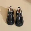 Zapatos de Algodón para Exteriores Slip-On Retro de Suela Gruesa para Aumentar la Altura 2026 Verano Nuevo Estilo Coreano Versátiles Cálidos de Punta Redonda de Cuero para Mujer