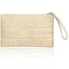 Nuevo diseño de nicho transfronterizo para mujer, bolso de paja, bolso de mano, billetera grande versátil personalizada para mujer, bolso cruzado