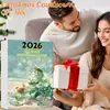 Calendario de Adviento Caja Sorpresa Serie Vidrio Marino Transfronterizo Adorno de Árbol de Navidad Estilo Vidrio Marino Colgante Acrílico