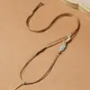 Collar de Cordón de Cuero Ajustable, Cuerda para Colgar Colgante de 1 mm, Adecuado para Joyería DIY de Jade y Cristal, Correa de Cuello Versátil al por Mayor