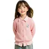 Cardigan Suéter Retro Elegante de Primavera para Niñas, Nuevo Modelo 2026 para Niños Mayores, Moda de Punto Falso de Dos Piezas