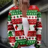 Nuevo cárdigan suéter navideño floral transfronterizo europeo y americano para Amazon, AliExpress y tiendas independientes, versátil y elegante