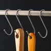 Gancho en S de acero inoxidable Gancho en S para colgar salchichas, ganchos para tocino, gancho en S sin perforación, gancho de metal multifuncional para cocina