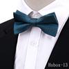 Nueva Corbata de Anacardo para Hombre Accesorios de Traje de Boda de Alta Gama Moda Pajarita Negra Roja de Doble Capa