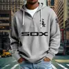Ropa Nueva para Hombre Transfronteriza Amazon Más Vendida Cremallera Multibolsillo Nueva Sudadera Tendencia de Comercio Exterior Sudadera Serie NFL