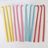 Paquete de Materiales para Ramo DIY de Palo Retorcido Pompones de Felpa Simulada Palo Plegable a Mano Color Macarrón Rompecabezas al por Mayor