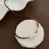 Colar de Ágata Vermelha do Sul Feminino 2024 Novo Colar de Pérolas Novo Estilo Chinês High-end Retro Corrente de Clavícula de Pedra Natural