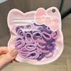 100 Piezas Gomas para el Cabello de Margarita Sencillas Empaquetadas en Bolsa Bandas de Goma de Nylon Coloridas Anillos de Toalla Accesorios de Cabello de Moda Cuerdas para el Cabello Lote
