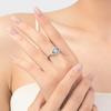 Anillo Modian S925 Plata Esterlina Calado Diamante Completo Ojo del Diablo para Mujer Moda Europeo y Americano Transfronterizo Superventas Anillo Cerrado para Mujer