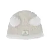Gorro de Punto Original Nuevo con Orejas de Perro Otoño Invierno Dibujos Animados Felpa Protección para Orejas Cálido Versátil Gorro de Poner Gorro de Lana