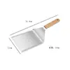 Amazon Ferramentas de Churrasco de Aço Inoxidável para Exterior Espátula de Churrasco Espátula de Grelha Espátula de Teppanyaki Conjunto de Camping Espátula para Alimentos