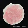 Flor de Rosa Banhada em Dois Tons Pulseira DIY Corrente de Celular Enfeite para Pendurar no Carro Acessórios com Contas Tendência no Tiktok Atacado