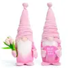 Decoraciones de Muñeco Sin Rostro para el Día de la Madre Transfronterizas Lindo Duende Rudolph Tulipán Adornos de Amor Regalos Festivos