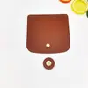 Nueva Cubierta de Bolso Colorida con Hebilla Magnética Costura a Mano con Aguja DIY Accesorios para Hacer Bolsos Cubierta de Bolso Plegable de Cuero PU de Doble Cara