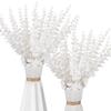 Flores Artificiales de Amazon Tallos de Hojas de Eucalipto Hojas de Eucalipto Tallos Verde Dorado Decoración de Boda Hojas de Planta Falsas