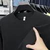 Camiseta casual y elegante de manga larga para hombre, nueva colección 2026, cuello redondo, color liso, amigable con la piel, capa base de otoño, top holgado para hombre