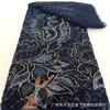 Tela con Cuentas Patrón de Flor de Agua del Medio Oriente Tubo de Cuentas Lentejuela Tela de Malla Bordada Vestido Cheongsam Tela Bordada