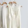 Cachecol de Seda com Renda Vazada Desejo Puro Novo Vintage para Mulheres Gravata Longa Faixa de Cabelo Fita Lenço Decorativo Lenço de Pescoço Lenço de Cabeça