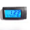 Reloj de Coche Termómetro de Coche Detección de Temperatura Reloj Digital de Coche Reloj con Calendario de Coche Termómetro Luminoso