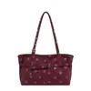 Bolso de mujer transfronterizo nuevo 2026, bolso de hombro de lunares, bolso de hombro simple y fresco, bolso tote de gran capacidad para el día a día, moderno