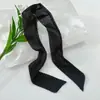 Lenço Estreito de Seda de Alta Qualidade com Bolinhas, Estilo Ins, 2m, Gravata, Lenço de Cabeça Feminino, Laço de Cabelo, Fita, Cinto, Envoltório para Bolsa